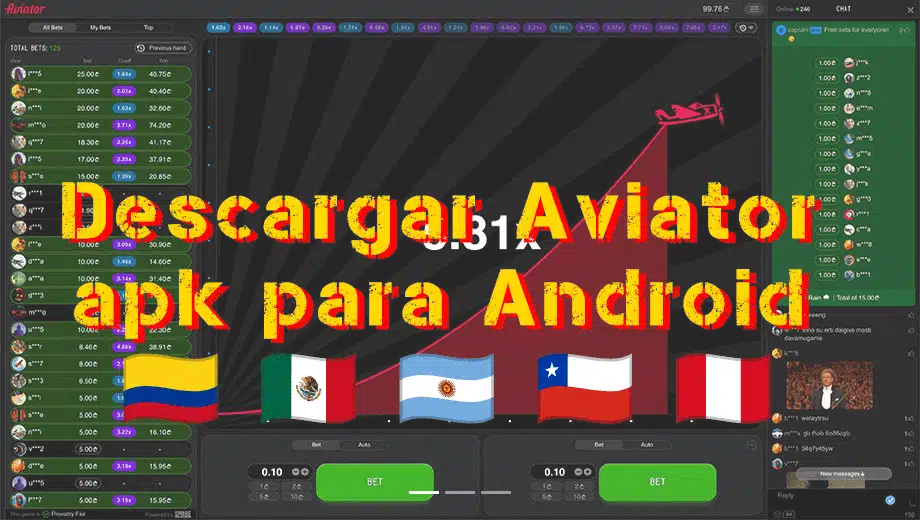 Descargar Aviator juego en línea