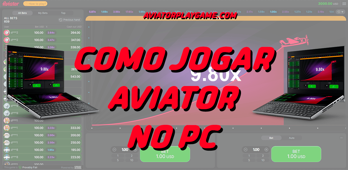 Como jogar Aviator no PC