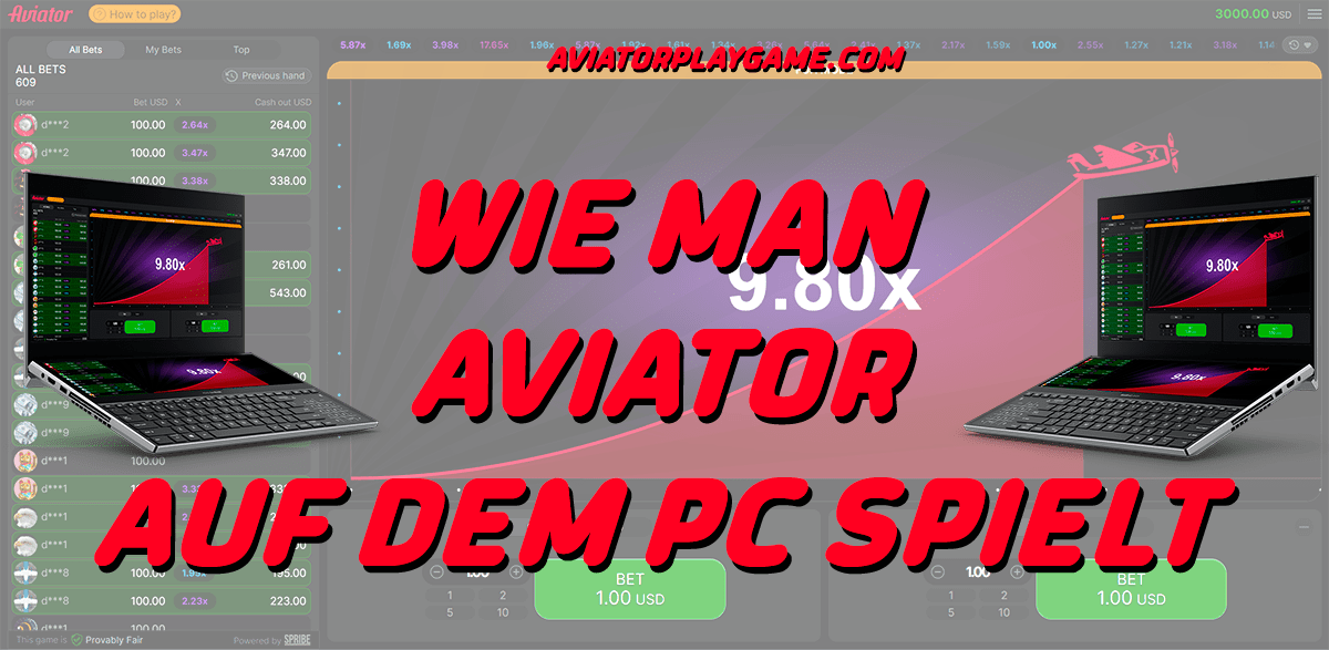 Wie man Aviator auf dem PC spielt