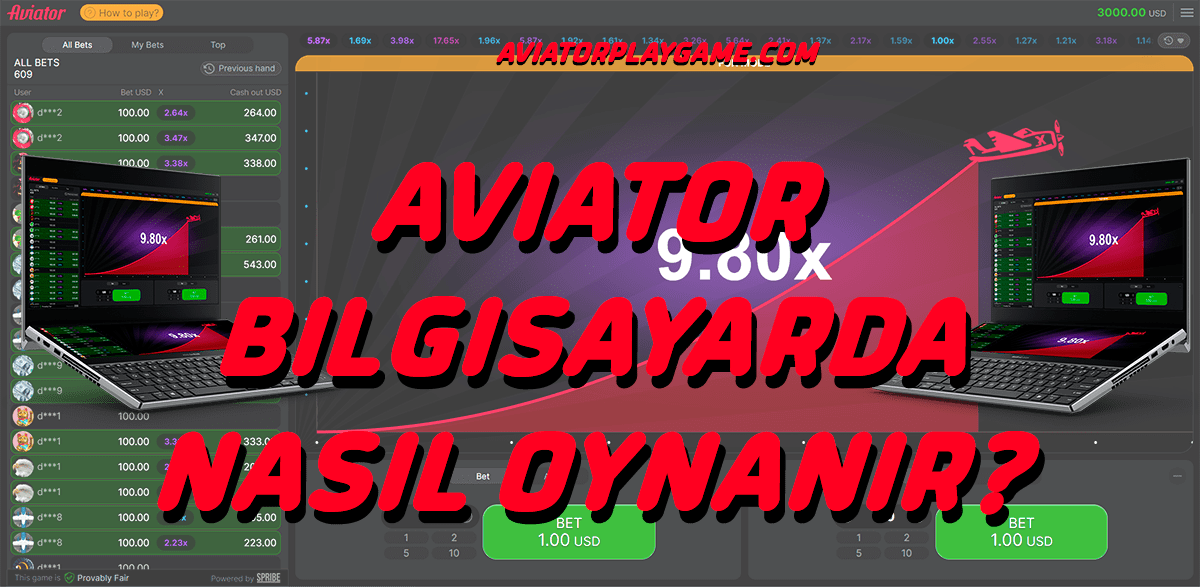 Aviator Bilgisayarda Nasıl Oynanır?