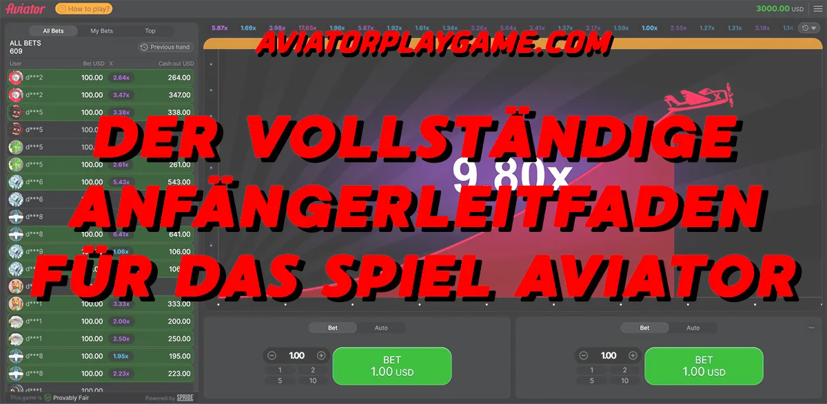 Der vollständige Anfängerleitfaden für das Spiel Aviator