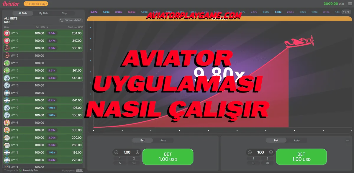 Aviator Uygulaması Nasıl Çalışır